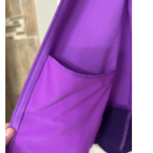 ANNIKA Cutter & Buck Purple CB DryTec UPF50+ Full Zip Jacket L Golf Performance - Picture 8 of 12